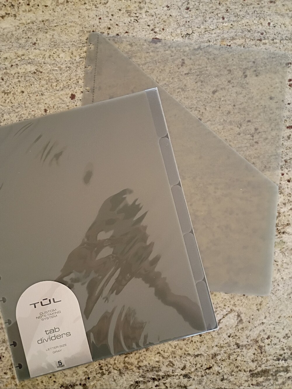 TUL Letter Size Dividers and Slip Pocket Folder *** FINAL PRICE ***